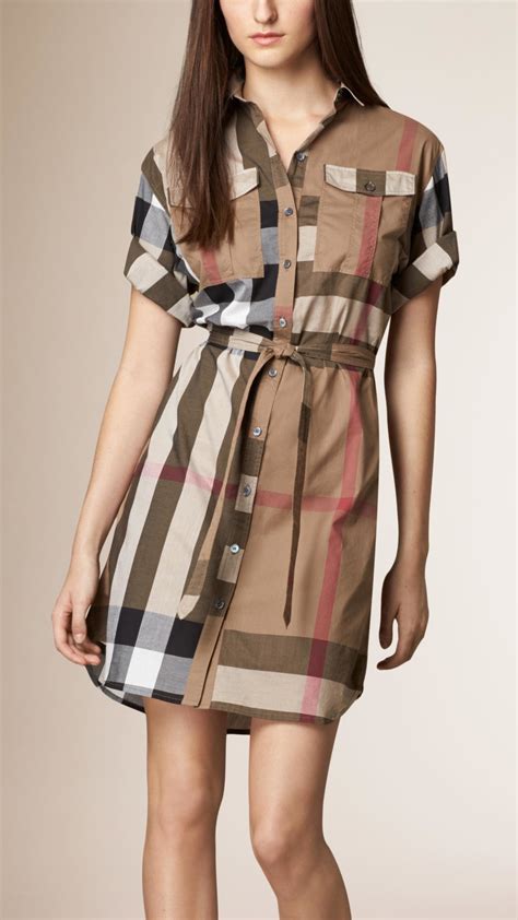 burberry cotton dress|burberry dress women.